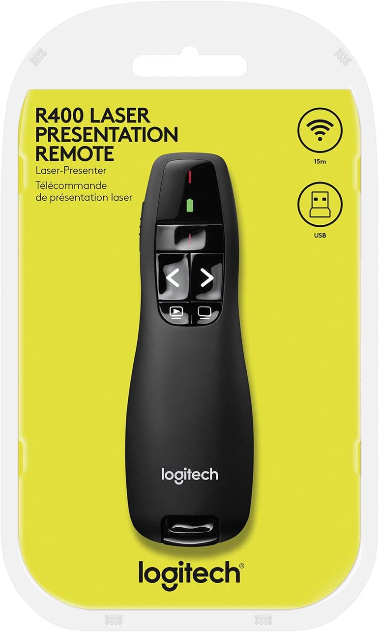 Logitech Wireless Presenter R400 Graphite/Black Logitech Wireless Presenter R400 Graphite/Black